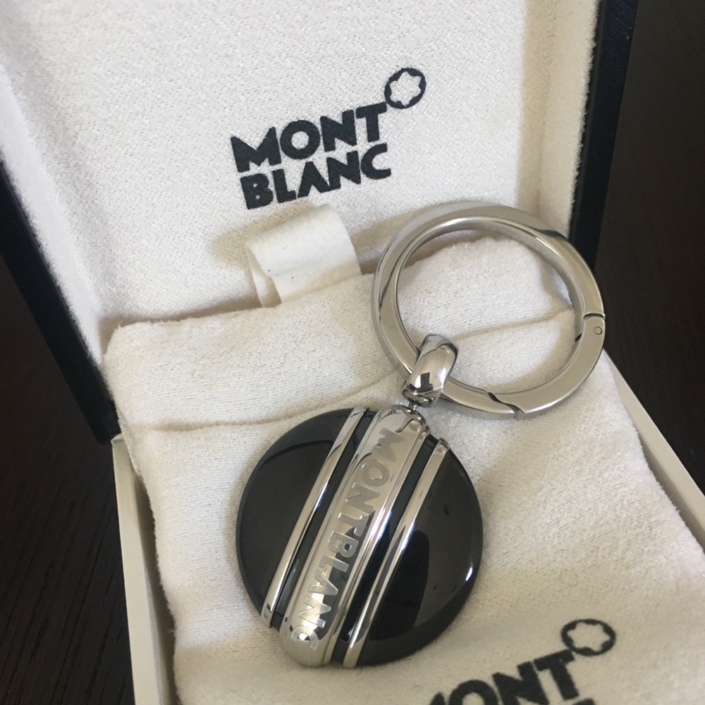 Mont Blanc Onyx Key Ring Men’s/Women’s